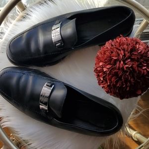 Rare Vintage Gucci Loafers w/logo buckle